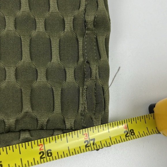 NWT Fuyukai High Waist Green Yoga Pants with Ruched Backside - Picture 4 of 6